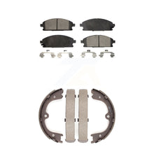 Charger l&#39;image dans la galerie, Front Rear Ceramic Brake Pads &amp; Parking Shoe Kit For 2008-2009 Nissan Quest