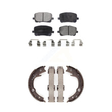 Charger l&#39;image dans la galerie, Front Rear Ceramic Brake Pads &amp; Parking Shoes Kit For Toyota Corolla Matrix