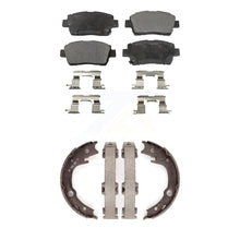 Charger l&#39;image dans la galerie, Front Rear Ceramic Brake Pads &amp; Parking Shoes Kit For 2000 Toyota Celica GT