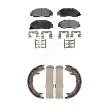 Charger l&#39;image dans la galerie, Front Rear Ceramic Brake Pads And Parking Shoes Kit For 1996-1998 Acura RL