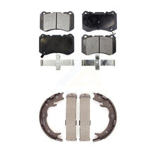 Charger l&#39;image dans la galerie, Front Rear Ceramic Brake Pads And Parking Shoes Kit For Acura TL