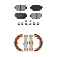 Charger l&#39;image dans la galerie, Front Rear Ceramic Brake Pads &amp; Parking Shoes Kit For 2004-2005 Toyota RAV4