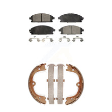 Charger l&#39;image dans la galerie, Front Rear Ceramic Brake Pads &amp; Parking Shoe Kit For 2004-2005 Nissan Quest