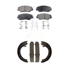 Charger l&#39;image dans la galerie, Front Rear Ceramic Brake Pads And Parking Shoe Kit For 2005-2006 Honda CR-V