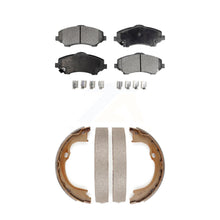 Charger l&#39;image dans la galerie, Front Rear Ceramic Brake Pads &amp; Parking Shoes Kit For Jeep Wrangler Liberty