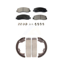 Charger l&#39;image dans la galerie, Front Rear Ceramic Brake Pads &amp; Parking Shoes Kit For Ford F-250 Super Duty