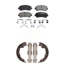 Charger l&#39;image dans la galerie, Front Rear Ceramic Brake Pads Parking Shoe Kit For Nissan Rogue Sentra Juke