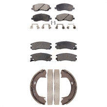 Charger l&#39;image dans la galerie, Front Rear Ceramic Brake Pads And Parking Shoes Kit For Dodge Stratus