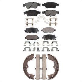 Kit de plaquettes de frein et chaussures de stationnement en céramique, avant et arrière, pour INFINITI G37 G35 Q60 