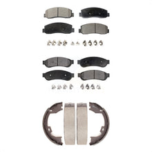 Charger l&#39;image dans la galerie, Front Rear Ceramic Brake Pads &amp; Parking Shoe Kit For Ford F-250 Super Duty F-350