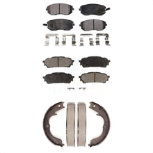 Charger l&#39;image dans la galerie, Front Rear Ceramic Brake Pads And Parking Shoes Kit For 2008 Subaru Forester