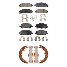 Charger l&#39;image dans la galerie, Front Rear Ceramic Brake Pads And Parking Shoes Kit For 2009-2016 Toyota Venza