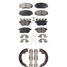 Charger l&#39;image dans la galerie, Front Rear Ceramic Brake Pads &amp; Parking Shoes Kit For Toyota Matrix Pontiac Vibe