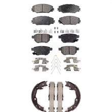 Charger l&#39;image dans la galerie, Front Rear Ceramic Brake Pads &amp; Parking Shoes Kit For Toyota Matrix Pontiac Vibe