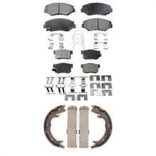 Charger l&#39;image dans la galerie, Front Rear Ceramic Brake Pads And Parking Shoes Kit For Honda CR-V Element