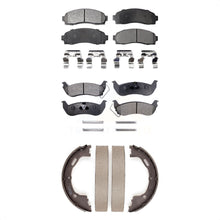 Load image into Gallery viewer, Front Rear Ceramic Brake Pads And Parking Shoes Kit For Ford Ranger Mazda B2300