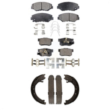 Charger l&#39;image dans la galerie, Front Rear Ceramic Brake Pads And Parking Shoes Kit For 2005-2006 Honda CR-V