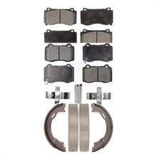 Charger l&#39;image dans la galerie, Front Rear Ceramic Brake Pads &amp; Parking Shoes Kit For Dodge Charger Chrysler 300