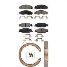 Charger l&#39;image dans la galerie, Front Rear Ceramic Brake Pads And Parking Shoes Kit For Cadillac STS