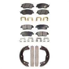 Charger l&#39;image dans la galerie, Front Rear Ceramic Brake Pads And Parking Shoes Kit For Hyundai Genesis 3.8L