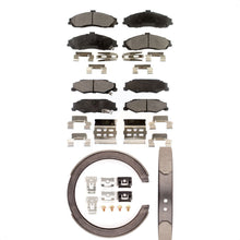 Charger l&#39;image dans la galerie, Front Rear Ceramic Brake Pads &amp; Parking Shoe Kit For Chevrolet Corvette Cadillac