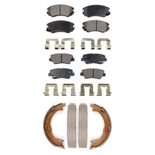 Charger l&#39;image dans la galerie, Front Rear Ceramic Brake Pads And Parking Shoes Kit For 2007-2009 Kia Amanti