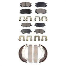 Charger l&#39;image dans la galerie, Front Rear Ceramic Brake Pads And Parking Shoes Kit For 2010-2013 Kia Soul