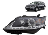 2013-2015 Lexus RX350/450h head lamp halogen driver side black bezel with led LH