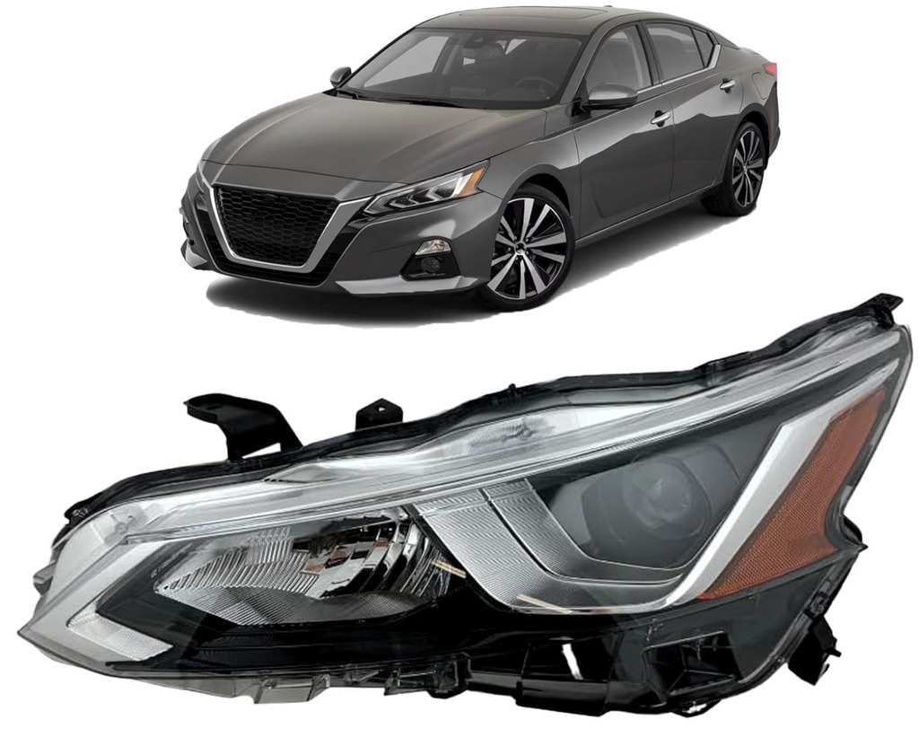 2019, 2019-2022 Nissan Altima, 2020, 2021, 2022, 26060-6CA0A, Altima, driver side, halogen, head lamp, NI2502265, NISSAN