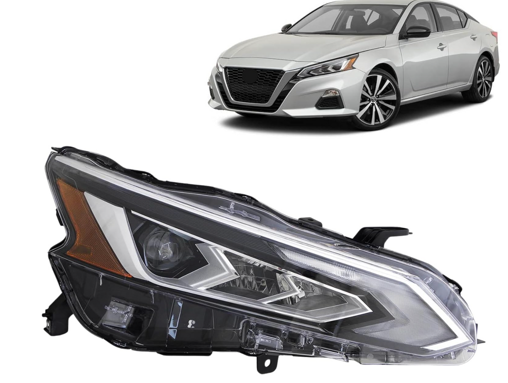 2019, 2019-2022 Nissan Altima, 2020, 2021, 2022, 26010-6CA5B, Altima, head lamp, LED, NI2503266, NISSAN, passenger side