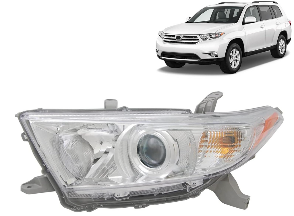 2011, 2011-2013 Toyota Highlander, 2012, 2013, 81150-0E120, driver side, head light, HIGHLANDER, TO2502208, TOYOTA