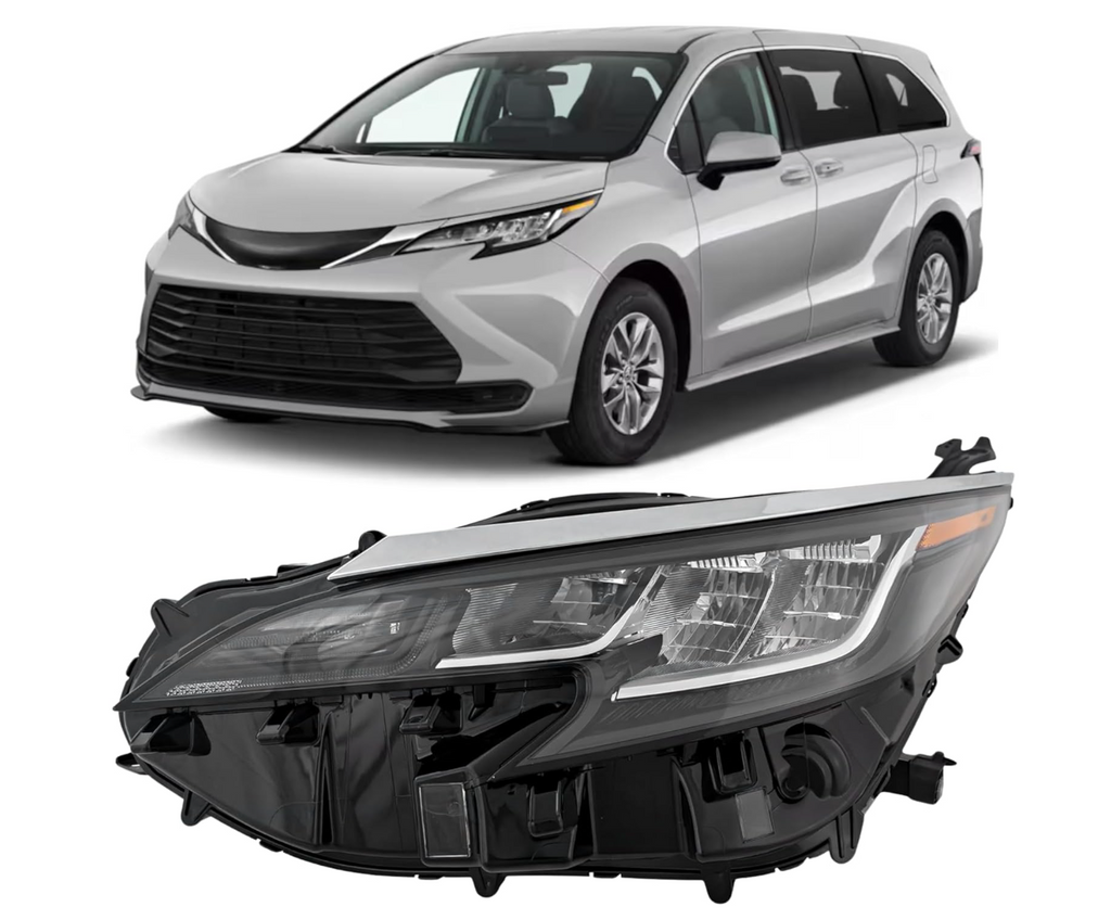 2021, 2021-2023 Toyota Sienna, 2022, 2023, 81150-08100, driver side, headlight, SIENNA, TO2502306, TOYOTA