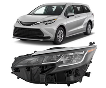 Charger l&#39;image dans la galerie, 2021, 2021-2023 Toyota Sienna, 2022, 2023, 81150-08100, driver side, headlight, SIENNA, TO2502306, TOYOTA