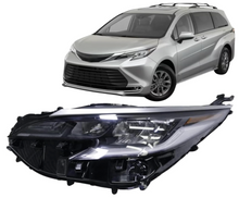 Load image into Gallery viewer, 2021, 2021-2023 Toyota Sienna, 2022, 2023, 81150-08110, daytime running light, driver side, headlight, SIENNA, TO2502310, TOYOTA