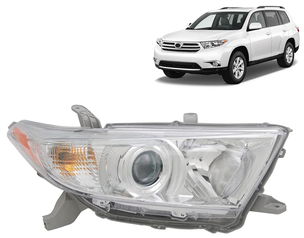 2011, 2011-2013 Toyota Highlander, 2012, 2013, 81110-0E110, head light, HIGHLANDER, passenger side, TO2503208, TOYOTA