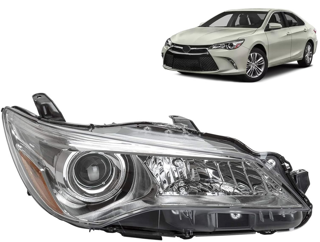 2015, 2015-2017 Toyota Camry, 2016, 2017, 81110-06860/81110-06D90, CAMRY, halogen, head lamp, passenger side, TO2503222, TOYOTA