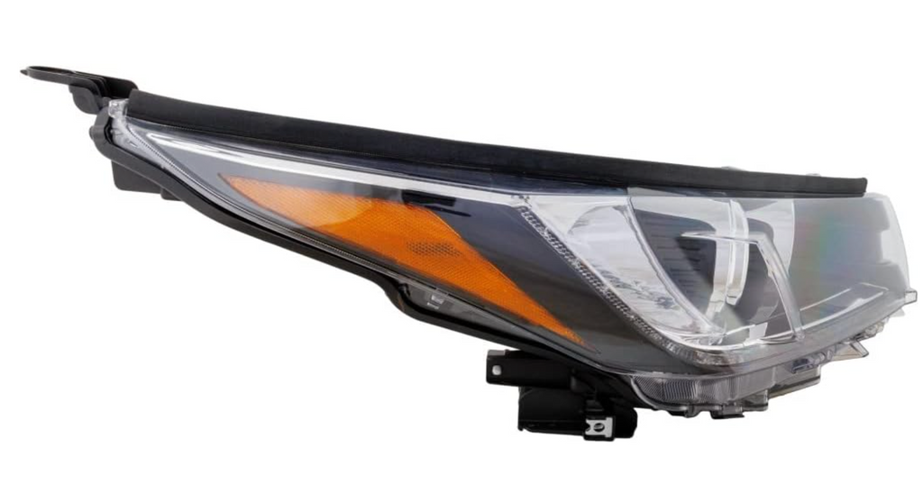 2015-2020 Toyota Sienna headlamp assembly passenger side se model halogen with led DRL blk RH