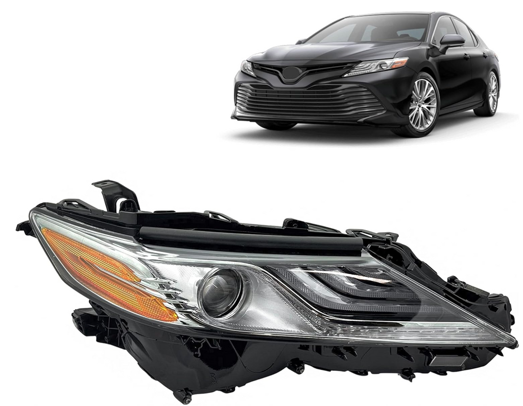 2018, 2018-2020 Toyota Camry, 2019, 2020, 81110-06D70, CAMRY, head light, passenger side, TO2503256, TOYOTA