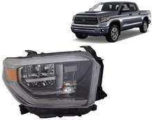 Load image into Gallery viewer, 2018, 2018-2021 Toyota Tundra, 2019, 2020, 2021, 811100C210, head light, passenger side, smoked, TO2503263, TOYOTA, Tundra