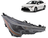 2020-2022 Toyota Corolla headlight L/LE passenger side RH