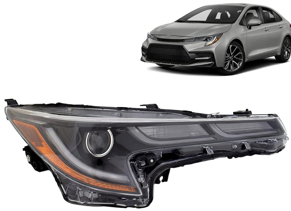 2020, 2020-2022 Toyota Corolla, 2021, 2022, 81110-02S50, Corolla, headlight, passenger side, TO2503287, TOYOTA