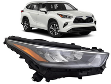 Load image into Gallery viewer, 2020, 2020-2021 Toyota Highlander, 2021, 81110-0E460, headlamp, HIGHLANDER, passenger side, TO2503293, TOYOTA