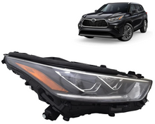 Load image into Gallery viewer, 2020, 2020-2021 Toyota Highlander, 2021, 81110-0E530, headlamp, HIGHLANDER, passenger side, TO2503294, TOYOTA