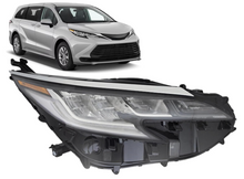 Load image into Gallery viewer, 2021, 2021-2023 Toyota Sienna, 2022, 2023, 81110-08100, headlight, passenger side, SIENNA, TO2503306, TOYOTA