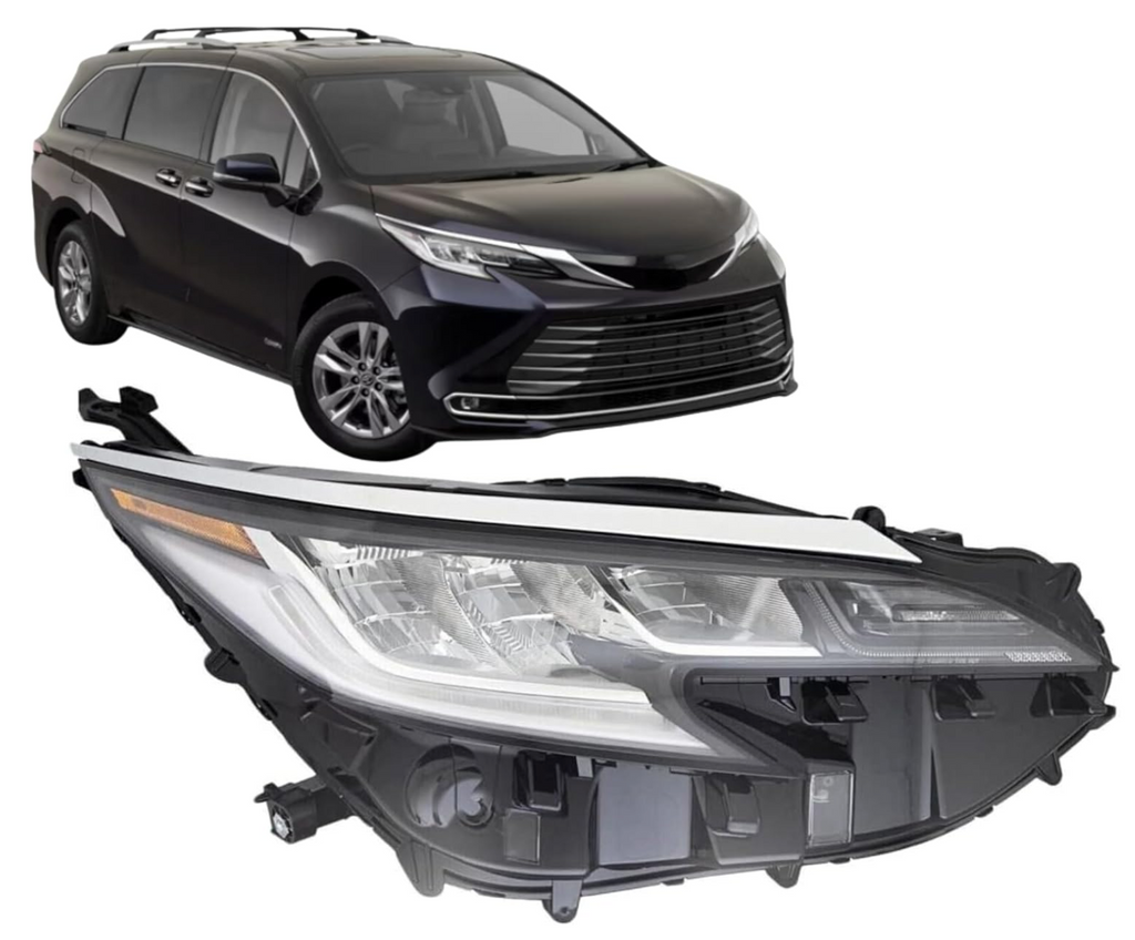 2021, 2021-2023 Toyota Sienna, 2022, 2023, 81110-08120, day light, headlight, passenger side, SIENNA, TO2503307, TOYOTA