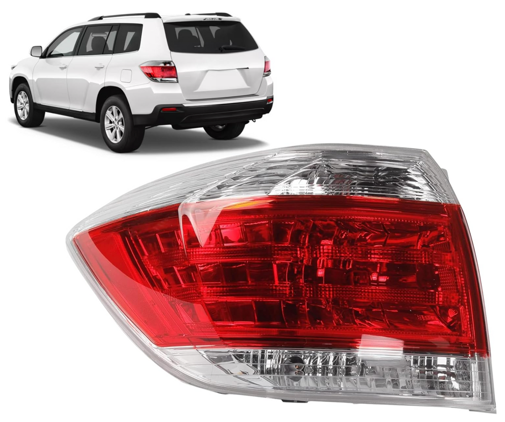 2011, 2011-2013 Toyota Highlander, 2012, 2013, 81560-0E070, driver side, HIGHLANDER, tail light, TO2800185, TOYOTA