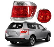 Charger l&#39;image dans la galerie, 2011, 2011-2013 Toyota Highlander, 2012, 2013, 81550-0E070, HIGHLANDER, passenger side, tail light, TO2801185, TOYOTA