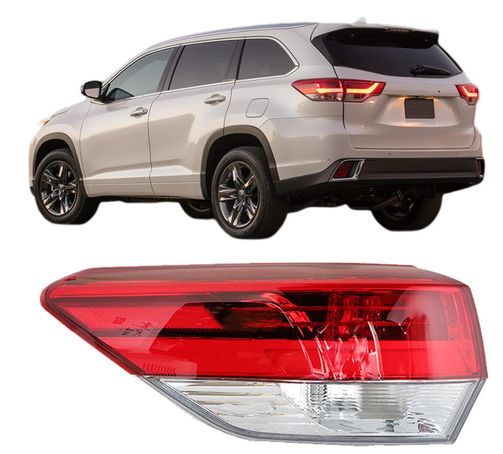 2017, 2017-2019 Toyota Highlander, 2018, 2019, 81560-0E161, driver side, HIGHLANDER, rear lamp, TO2804143, TOYOTA