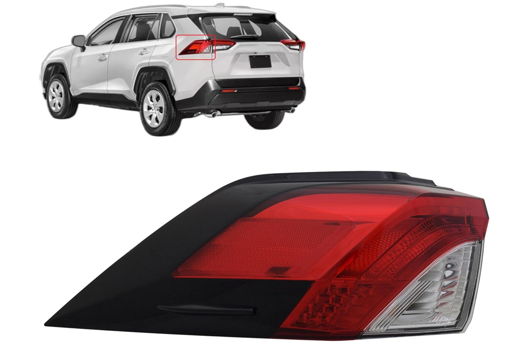 2019, 2019-2021 Toyota Rav4, 2020, 2021, 81560-0R090, driver side, RAV4, tail lamp, TO2804148, TOYOTA