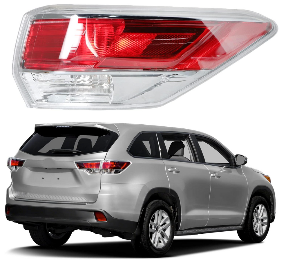 2014, 2014-2016 Toyota Highlander, 2015, 2016, 81550-0E100, HIGHLANDER, passenger side, rear lamp, TO2805120, TOYOTA